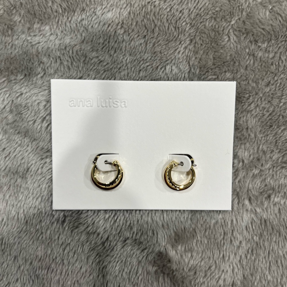 Ana Luisa Toda Mini Earrings - Gold Tone